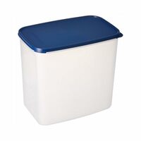 Signoraware Modular BPA Free Plastic Square Container | Dishwasher safe | Airtight & Leakproof | Kitchen & Pantry Storage | Ideal for Atta, Rice & Sugar Storage | Multipurpose ( ModBlue | 12 Ltr )