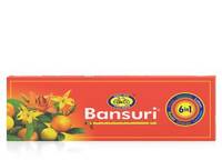 Cycle Pure Bansuri 6 in 1 Agarbatti, Sandal, Jasmine, Lavender, Loban Fragrance Floral (201 Units, Set of 1)