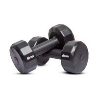FitBox Sports 5kg Diamond Dumbbells (2.5kg x 2) Set Of 2 For Home Gym Workout | Men & Women,Polypropylene (PP)