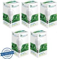 Syska 9 W Basic Standard B22 LED Bulb (White, Pack of 5)