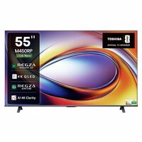 TOSHIBA 139 cm (55 inches) M450RP Series 4K Ultra HD Smart QLED TV 55M450RP (Black)