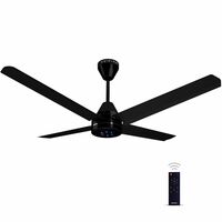Colorbot Stella Quad 4 Blade BLDC Ceiling Fans 1200mm | BEE 5 Star Rated (Charcoal Black)