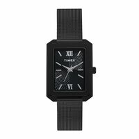 TIMEX Analog Watch for Women Available in Multicolor Dial & Black Stainless Steel Bracelet Band - Water Resistant Wrist Watches