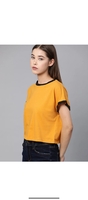 Roadster Round Neck Pure Cotton Yellow 