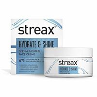 Streax Hydrate & Shine Serum Infused Face Cream Gel, 50 gm with 6% Glutathione & Hyaluronic Acid Complex