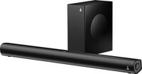 boAt Aavante 1550 Plus w/ Exquisite Design, LEDs & Master Remote Control 160 W Bluetooth Soundbar (Premium Black, Pebble Black, 2.1 Channel)