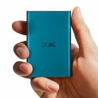 boAt Energyshroom PB300 Pro 10000 mAh 22.5W Pocket Size, Compact Power Bank, Fast Charging (2X Output Ports, Supports Android, iPhone, Tablets, Earbuds, etc.) (Steel Blue)