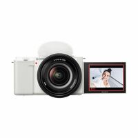Sony Alpha ZV-E10L 24.2 Mega Pixel Interchangeable-Lens Mirrorless vlog Camera with 16-50 mm Lens, Made for Creators | APS-C Sensor | Advanced Autofocus | Clear Audio & 4K Movie Recording - White