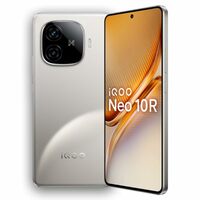 iQOO Neo 10R 5G (Moonknight Titanium, 8GB RAM, 256GB Storage)