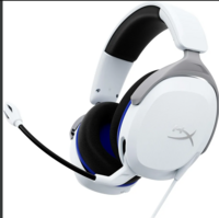 HyperX Cloud Stinger 2 Core - Gaming Headset for PlayStation, Lightweight Over-Ear Headset with mic, Swivel-to-Mute Function, 40mm Drivers (6H9B5AA), White