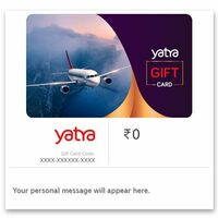 Yatra Rs.1200 E-Gift Card |Flat 50% off |Instant Delivery | Valid for online & offline purchases| 2 Month Validity