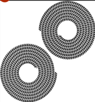 Sounce Spiral Cable Protector, Chargers Cable Protector Data Cable Protective Sleeve, Headphone Saver, Charger Protective Cover for Phone USB Prevent Pets from Biting The Cable (Set of 2)