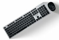 Acer Fusion Wireless Keyboard and Mouse Combo, Durable Stylish Design, 2.4GHz Nano Receiver, 10m Range, Indian Rupee Key, Adjustable DPI (800/1200/1600), Compatible with Windows & Mac (Black & Silver)