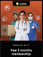 CRED - Free 3 months Apollo Circle Membership