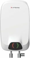 Longway Zyro 5.5 Ltr 5 Star Rated Instant Water Heater for Home with Advanced Multi-Layered Safety System & Anti-Rust Coating | Suitable for Kitchen & Bathroom | 5 Year Warranty on Tank (White, 5.5 L)