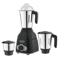 Croma 750 Watt 3 Jars Mixer Grinder (Easy Cleaning, Black)