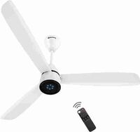 Atomberg Renesa Prime Remote|High Air Delivery| Remote 1200 mm Ceiling Fan (5 Star | Gloss White | Pack of 1)