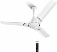 KUHL Prima A3 BLDC Ceiling Fan with 5 Year Warranty BLDC Motor with Remote 1200 mm Ceiling Fan (5 Star | White | Pack of 1)