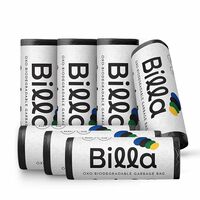 BILLA 210 Garbage Bags Medium Size Black | 19 X 21 Inches 