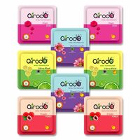 AIRODO Air Freshener Power Pocket Gel For Bathroom and Toilet, Fragrance Booster, Lasts Upto 30 Days Assorted Mix Scents Pack of 8 Refill (8 x 10 g)