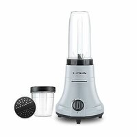 Longway Sage 500 Watt Juicer Mixer Grinder with 2 Jars for Grinding, Mixing, Juicing with Powerful Motor | 2 Year Warranty | (Black & Gray, 2 Jars)