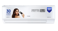 Cruise 1 Ton 3 Star Inverter Split AC with 7-Stage Air Filtration (100% Copper, Convertible 4-in-1, PM 2.5 Filter, CWCVBL-VQ1W123, White)