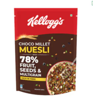 Jiomart- (Upcoming Tomorrow)Buy Kellogg's Choco Millet Muesli with Fruit, Seed & Multigrain 400g @ 99
