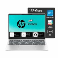 HP Pavilion Plus, Intel Core i5-1335U-13th Gen Laptop, (16GB LPDDR5x,512GB SSD),IPS, 300 nits Laptop