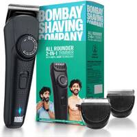 BOMBAY SHAVING COMPANY All Rounder 2-in-1 Beard & Body Grooming Trimmer 120 min  Runtime 38 Length Settings (Black)