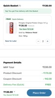 Buy Pringles Potato Chips at 50% off