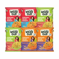WickedGud Nourishing Instant Noodles Range, Pack of (69 gm x 6) | Whole Wheat | Whole Wheat | No Maida | No Palm Oil | No MSG |Source of Protein | High Fibre | Cholesterol Free