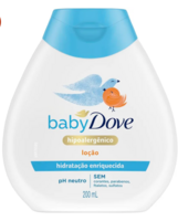 Baby Dove Rich Moisture Nourishing Baby Lotion 200 ml, With Moisturising Cream, Gentle Care for Baby's Soft Skin