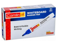 TIELO CAMLIN White Board Marker Fine | BLUE | Pack of 10