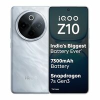 iQOO Z10 5G (Glacier Silver, 8GB RAM, 256GB Storage)