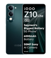 iQOO Z10 Lite 5G (Cyber Green, 6GB RAM, 128GB Storage) | 6000 mAh Battery