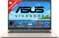 ASUS Vivobook 14 (2025) with Office 2024 + M365 Basic (16 GB, 512 GB, Windows 11 Home) Laptop