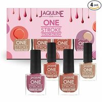 JAQULINE USA Color Crush Matte Finish Nail Paint Set of 4 || extra 3% off coupon 