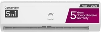 Godrej 2025 Model 1 Ton 5 Star Split Inverter 5-In-1-Convertible CoolingI-sense Technology AC