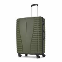 Aristocrat Large Polypropylene Airpro Spinner Check-in 75 Cm() 8 Wheels Trolley Bags for Travel Hard Case Luggage, Lightweight with Combination Lock & Robust Trolley with 3 Years Warranty (Green)