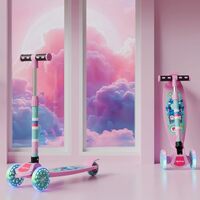 Lifelong Scooter for Kids 3+ Years - Foldable Kids with PVC Wheels & Adjustable Height 