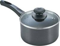 Prestige Granite Milk Pan 16 cm diameter with Lid 1.5 L capacity (Aluminium, Non-stick, Induction Bottom)