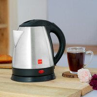 cello Quick Boil - Lifestyle Electric Kettle (1.5 L, Silver & Black)