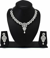 Atasi International Alloy Rhodium White Jewellery Set on Flipkart
