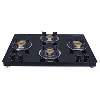 Elica Slimmest 4 Burner Auto Ignition Gas Stove | 694 CT VETRO 2J