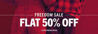Levis Freedom Sale - Flat 50% Off Extra Prepaid Offers