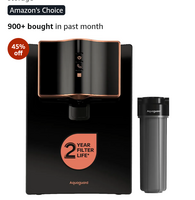 Aquaguard Enrich Marvel RO+UV+UF 2X | 2 Year Filter Life | With Mega Sediment Filter | Copper Technology | 10 Stage Purification | >40% Water Recovery | Suitable for all Water Sources | 6L storage