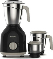 PHILIPS by Phlips Daily Collection 750 W Mixer Grinder (HL7756/01 | 3 Jars | Black)