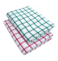 Cotton Colors Cotton Bath Towels (2 pieces) (300GSM, Checked, Multicolor) on Instamart (location specific)
