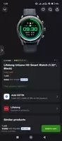 blinkit-Lifelong Urbane HD Smart Watch (1.32", Black)