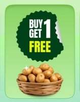 BigBasket - Buy 1 Get 1 Free Store (Buy 1kg Potato, Get 1 more Kg free) [No Mov]